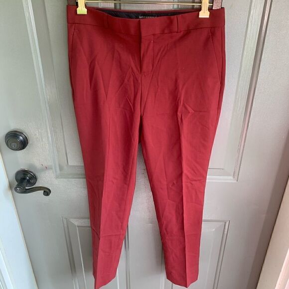 Banana Republic Avery Burgundy Pants size 0 - Picture 4 of 5